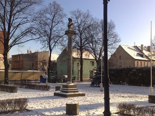 Plac Wolności w Rawiczu.