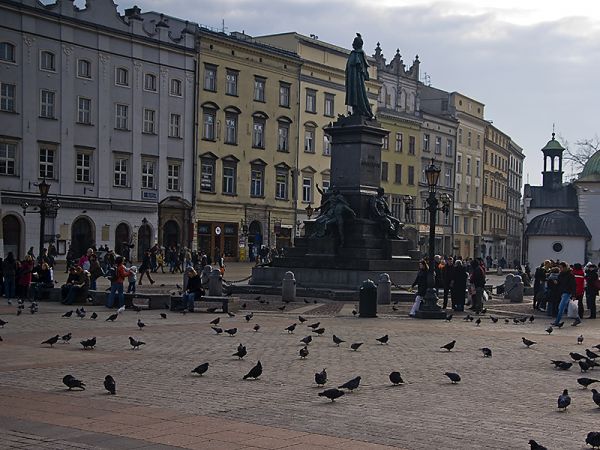 Kraków-pomnik Adama Mickiewicza