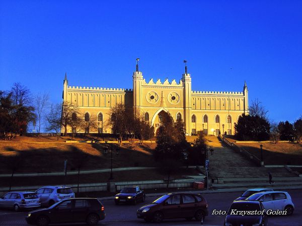 Lublin, zamek królewski, widok z placu zamkowego - foto. Krzysztof Goleń
