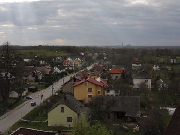 Widok z wieży kościelnej !