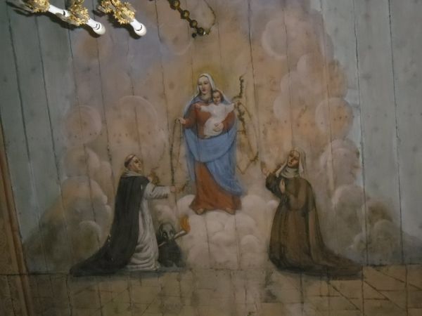 Malowidło na suficie.