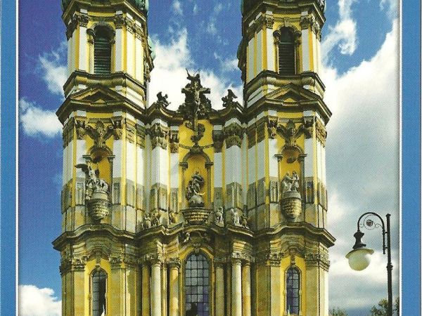 ze zbiorów prywatnych : materiały promujące sanktuarium. Kościół opacki /opactwo cystersów/ w Krzeszowie to jedna z najpiękniejszych w świecie świątyń barokowyc