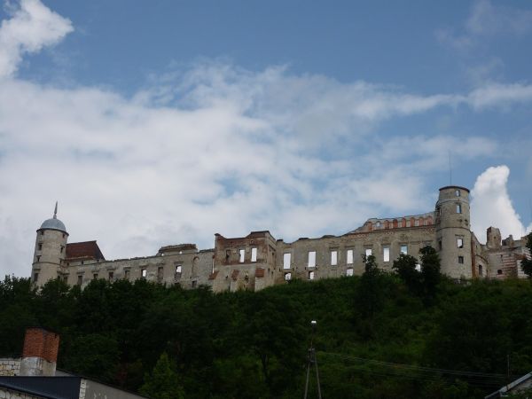 Zamek Firlejów w Janowcu.