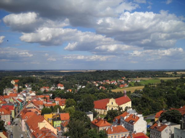 Złotoryja z lotu ptaka

Złotoryja (łac. Aureus Mons, niem. Goldberg, daw. Złota Góra) – miasto i gmina w południowo-zachodniej Polsce w województwie dolnośląs