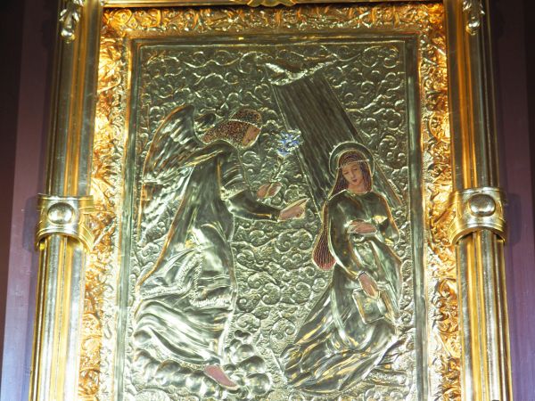 obraz z uposażenia i wystroju kościoła.