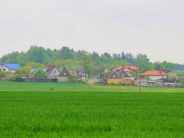 Waplewo Osiedle-widok wiosenny.