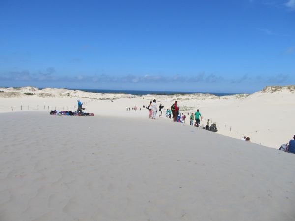 Ruchome wydmy przy Górze Rąbce