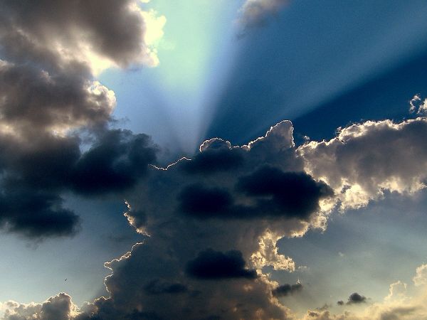 Zachód słońca nad Będzinem