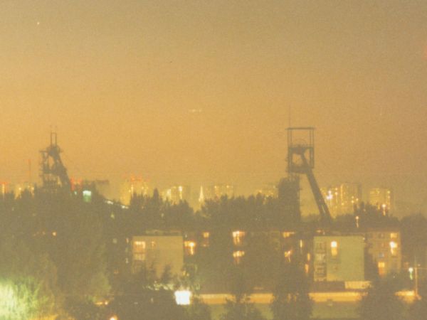 Widok na KWK Kleofas.