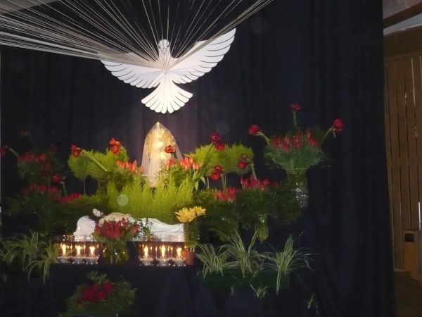 GRÓB Pański  w  parafii p.w Św.Pawła Apostoła w 2018r