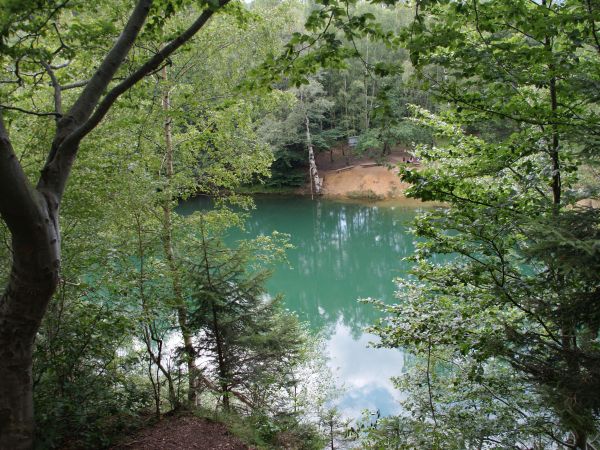 Kolorowe Jeziorka w Rudawach Janowickich (Jeziorko Niebieskie)
