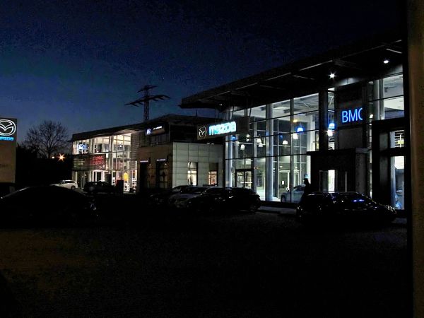 Nocą na ulicy Elbląskiej