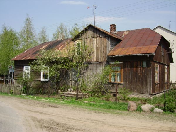 W tym domu dawniej siedzibę swą miał urząd gminy