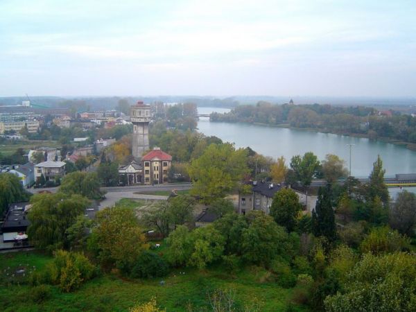 Kruszwica. Widok miasta.