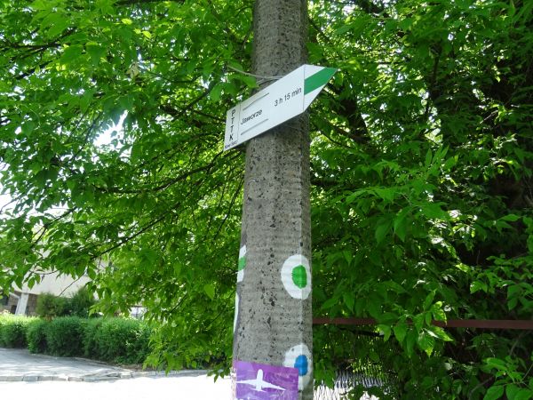 Drogowskazy turystyczne-dworzec PKP