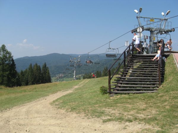 Stacja końcowa wyciągu