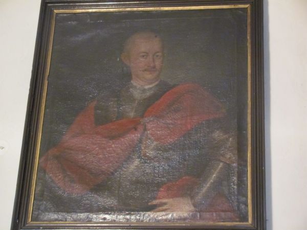 Kościól farny pw. św. Jadwigi Śląskiej - zakrystia - mały portret Wojciecha Opalińskiego