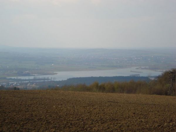 Widok z Gębiczyny w strone Mokrzca(lekka mgła;)