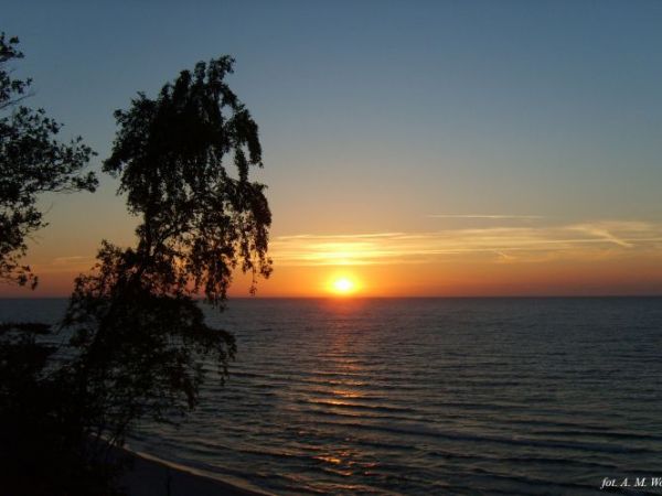 Jastrzębia Góra -Cliff (sunset)