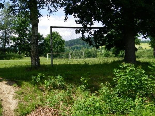 fragment boiska dawno używanego