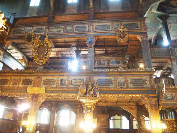 Kościół Pokoju - z Listy UNESCO, wewnątrz.