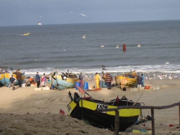 Port Rybacki nad morzem