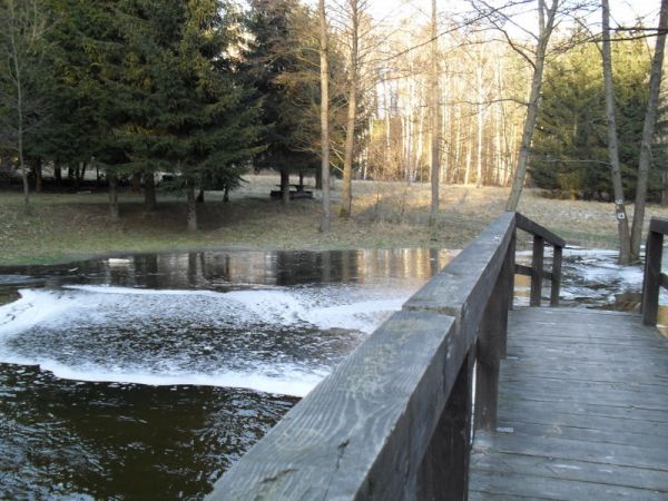 Drawa - kładka Zatom