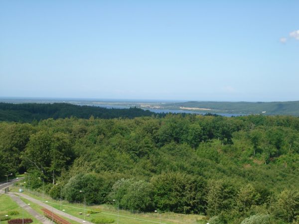 Widok z wieży widokowej.