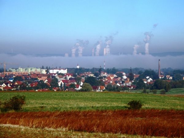 Bogatynia walcząca  (z mgłą)