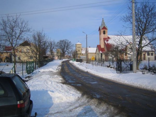 Wjazd od strony miejscowości Kręczkow