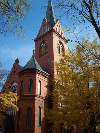 Paczków - Kościół  p.w. Najświętrzej  Marii  Panny.