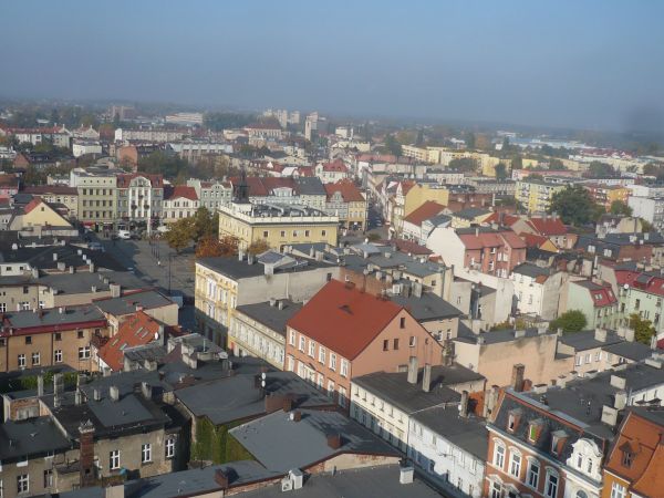 Inna panorama z wieży Farnego kościoła.