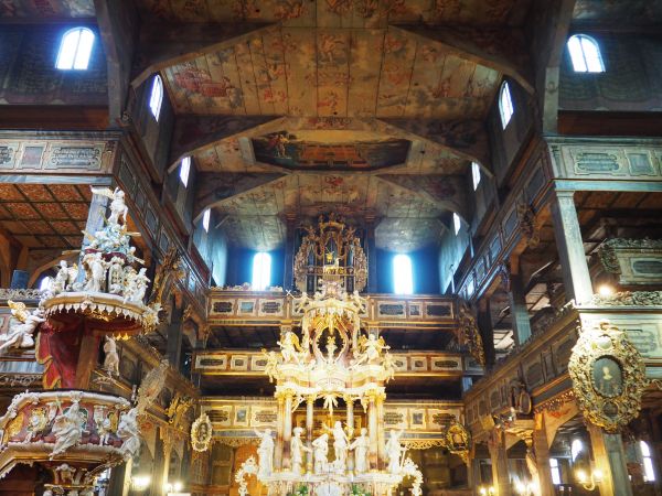 Kościół Pokoju - z Listy UNESCO, wewnątrz.