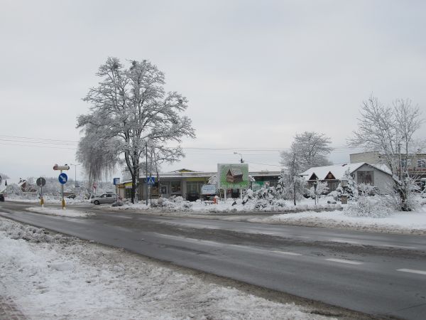 Ulica Starogardzka zimą 2014/2015