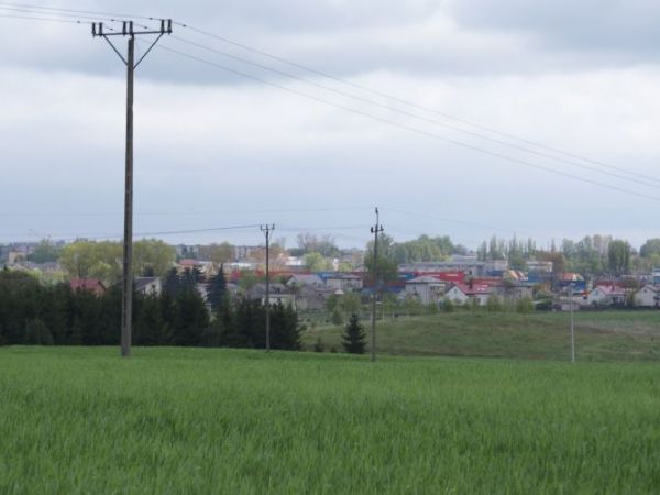 Mława od strony Łomi