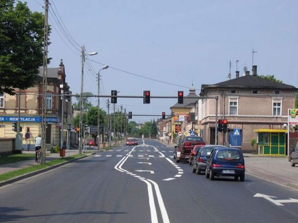 Główna ulica w Strzałkowie