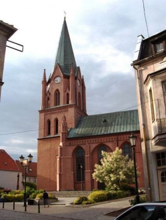 Kościół NMP widok od ul.5-go Marca