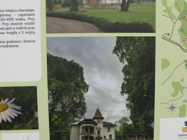 Gmina Sanok w "witacze" swoje wsie wyposażyła, z czytelnymi mapami, legendą i akcentem historycznym - turyści mile zaskoczeni !