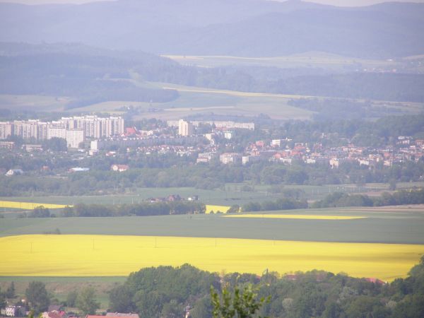 Mielnik. Panorama Kłodzka. Widok z wieży.