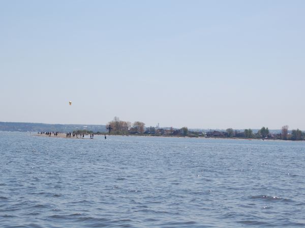 Cypel Rewski zwany Szperkiem widziany od strony morza.