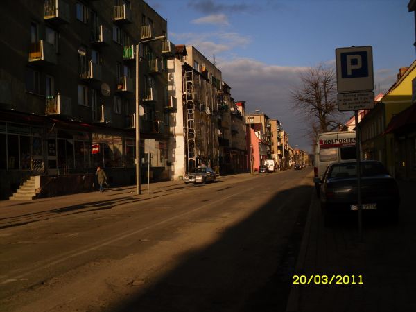 Nowa Sól - ul. Witosa przed burzą