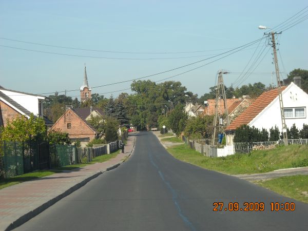 Centrum Twardowa widok od wschodniej strony.