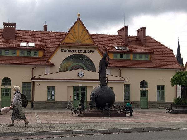 Dworzec kolejowy.