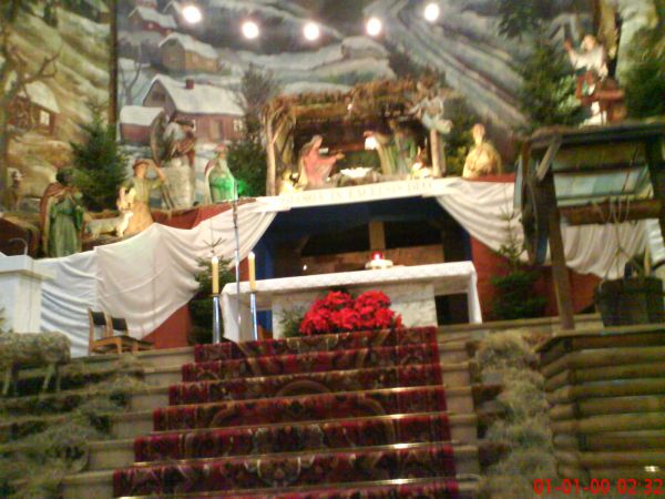 Szopka w kościele św Józefa