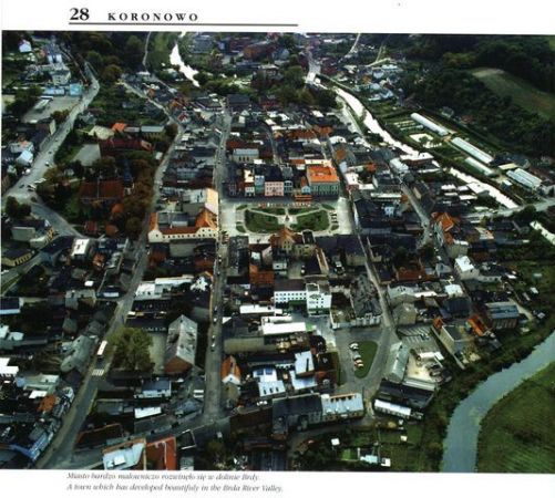 Widok z lotu ptaka - centrum ( rynek główny ) i okolica