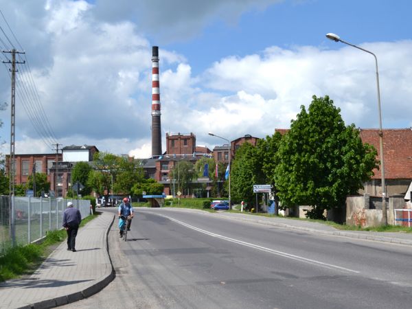 Ulica Świdnicka (w tle cukrownia)