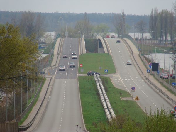 Mosty nad Narwią w Zegrzu Południowym (20.04.2008)