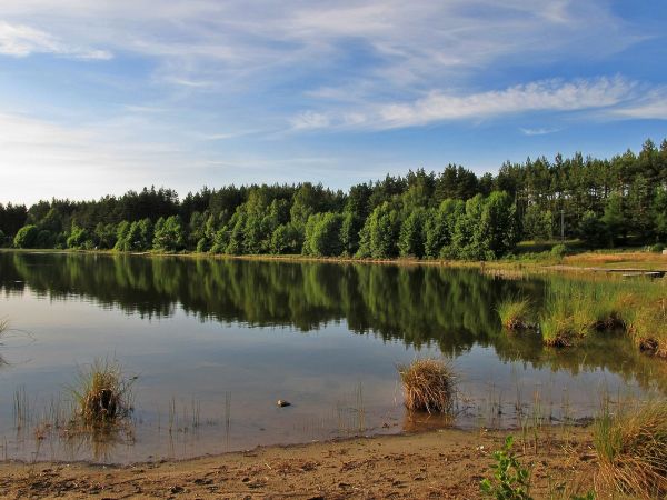 Nad jeziorem Gogolinek w Czarnym - ośrodek wczasowy
