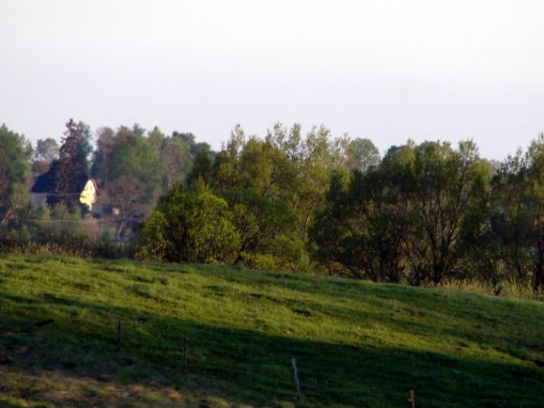 Gałajny widziane z Toprzyn.