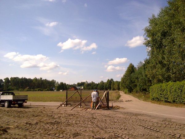 Po wykarczowaniu, terenu trzeba od czegoś zacząć